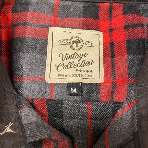 Vintage Collection Long Sleeve Plaid Flannel, size M - Picture 4 of 6